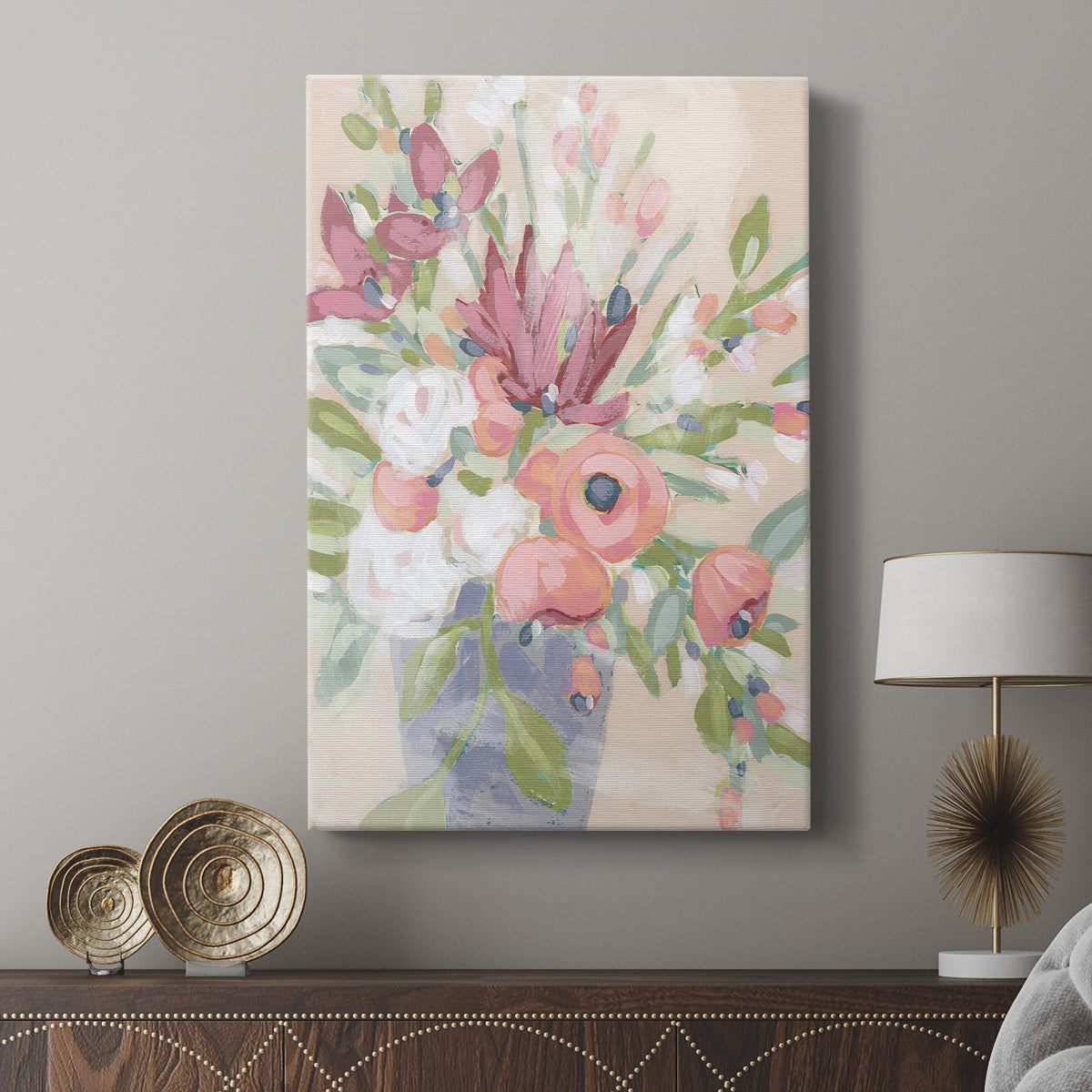 Blush Array II - Canvas Art Print