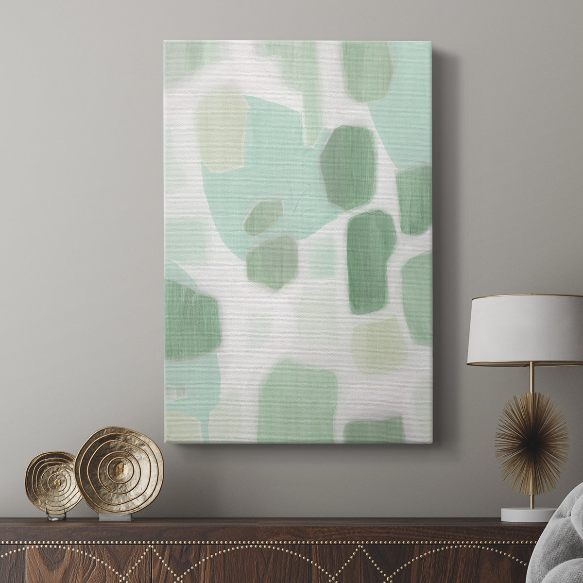 River Shapes II - Canvas Art Print