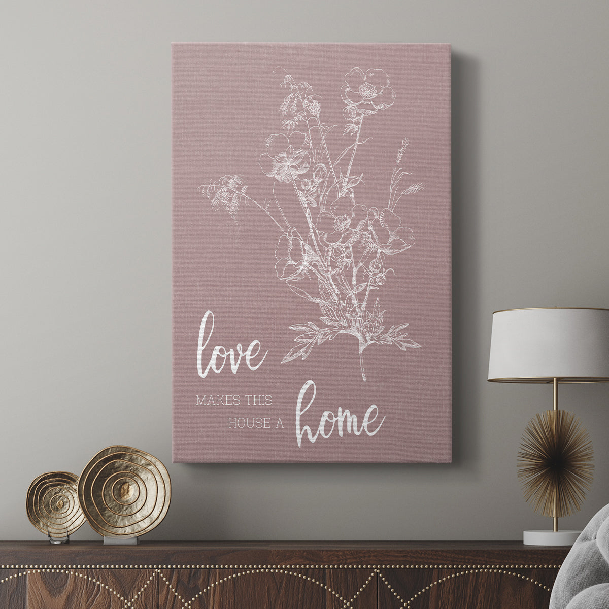 Love Home - Canvas Art Print