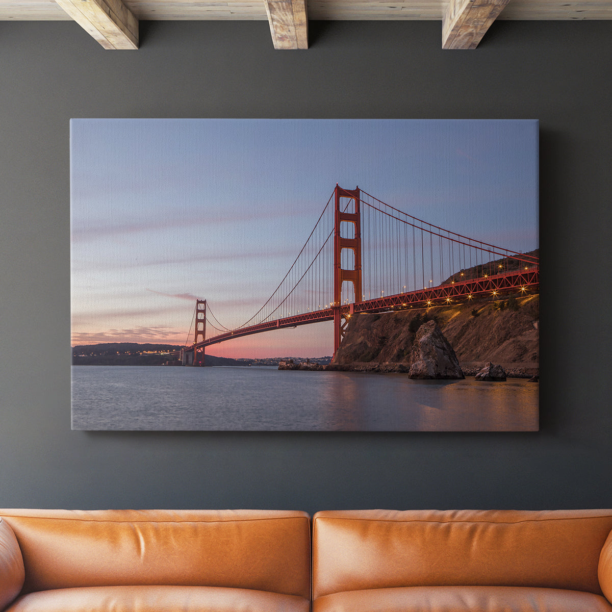 Golden Gate Span - Canvas Art Print