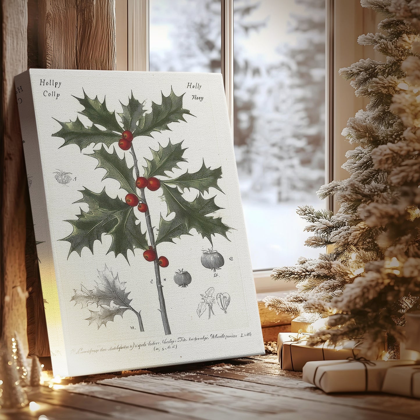 Silver Serenade of Dawn - Canvas Art Print