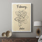 Birth Month II - Canvas Art Print