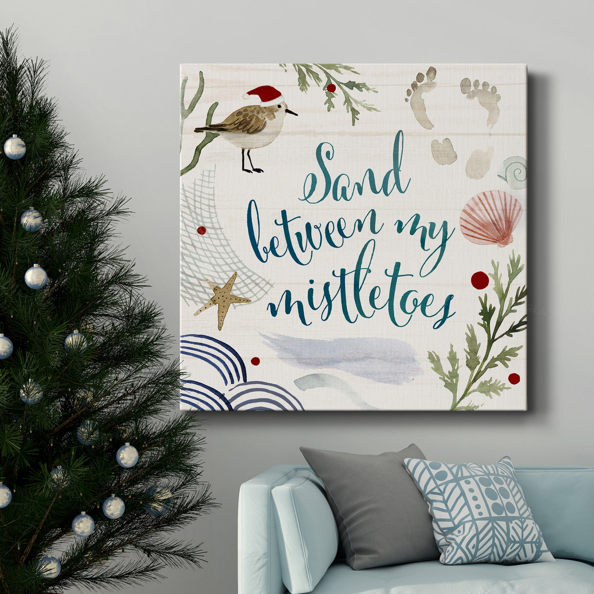 Sun-kissed Christmas I-Premium Gallery Wrapped Canvas - Ready to Hang