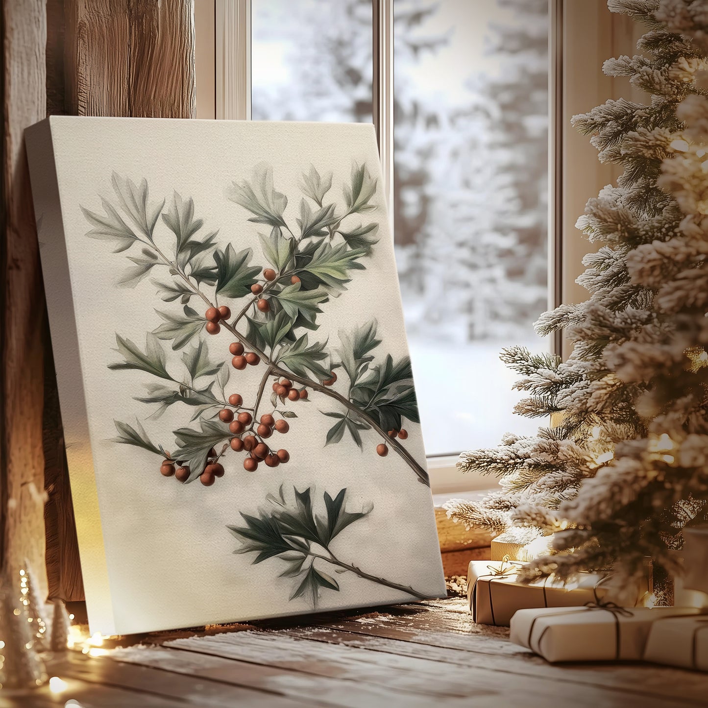 Golden Whisper of Dawn - Canvas Art Print