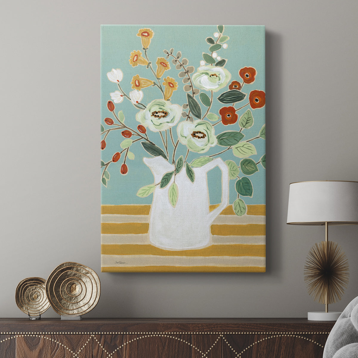 Joyful Blossoms II - Canvas Art Print