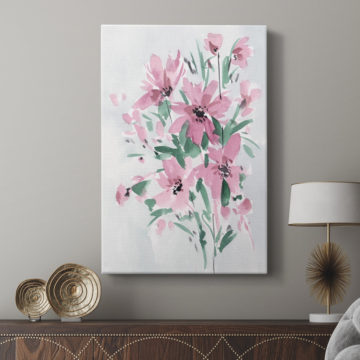 Posy Blooms III - Canvas Art Print