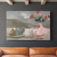Vase of Pink Flowers VI - Canvas Art Print