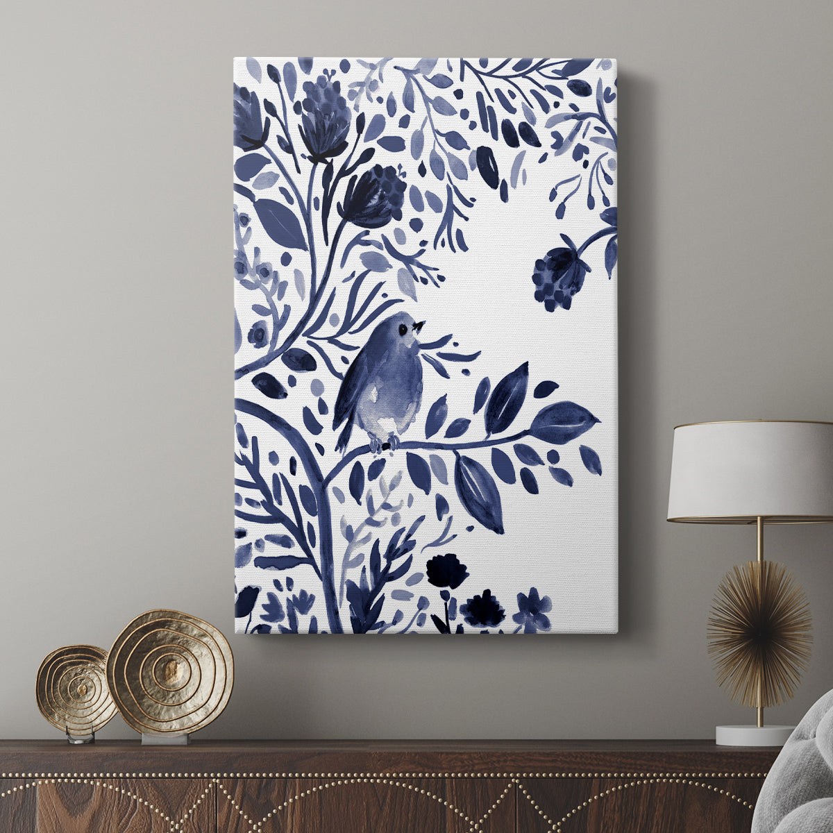 Indigo Song I - Canvas Art Print