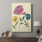 Colored Floral II - Canvas Art Print