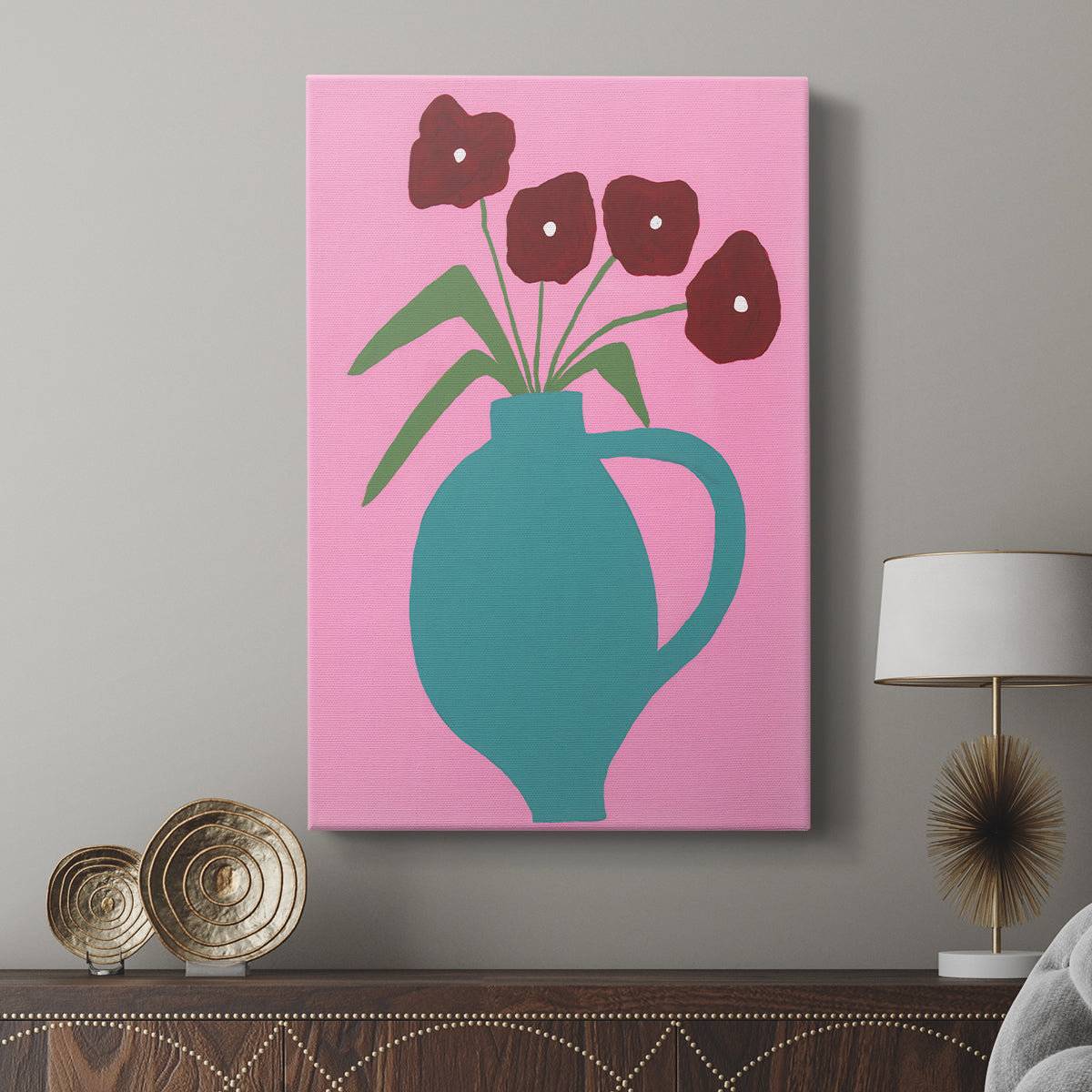 Modern Blooms IV - Canvas Art Print