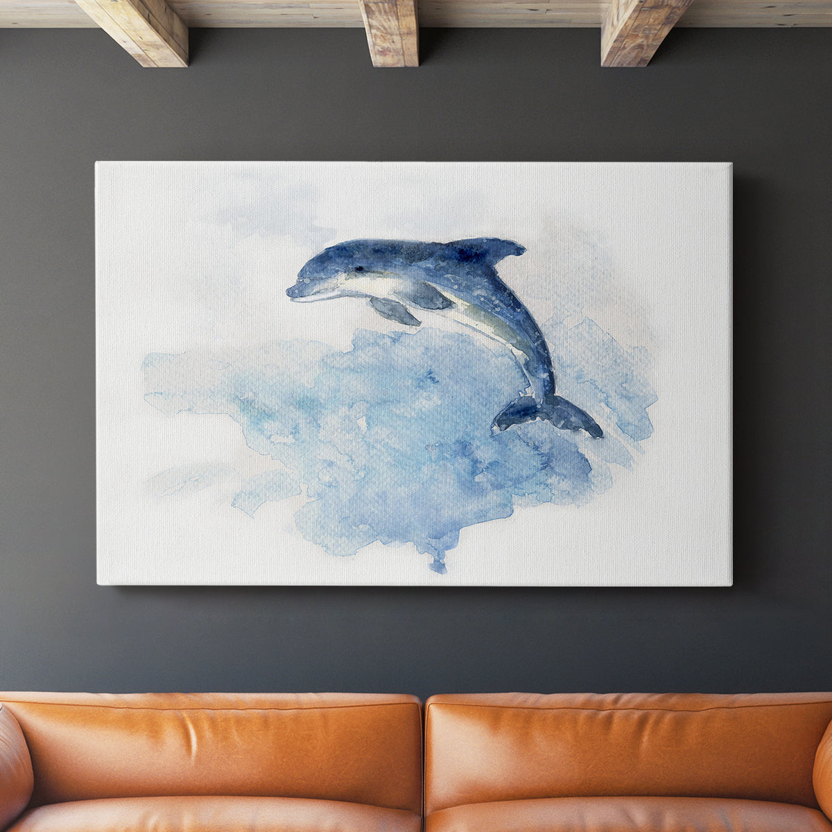 Wave Jumping - Canvas Art Print