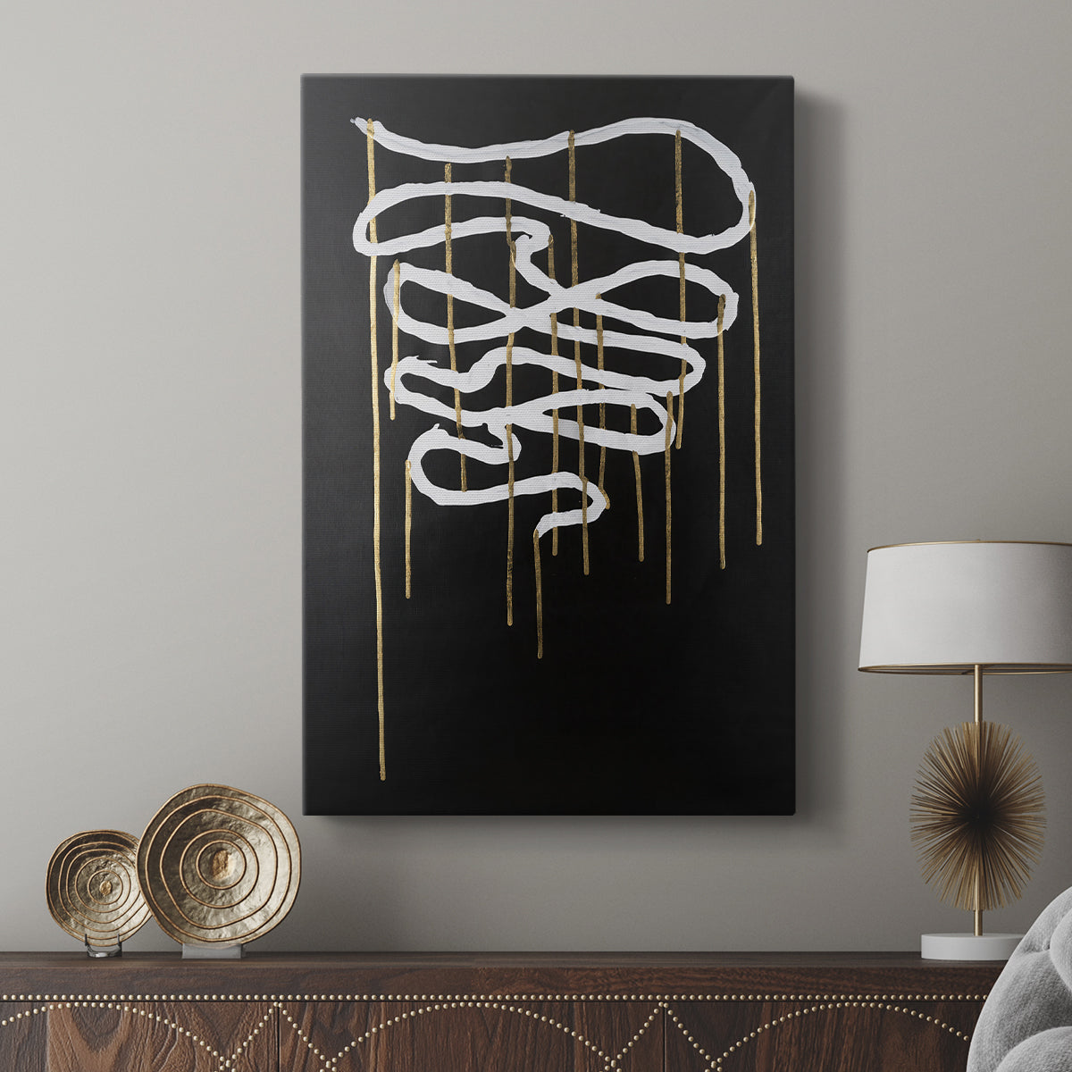 Weeping Ribbon II - Canvas Art Print