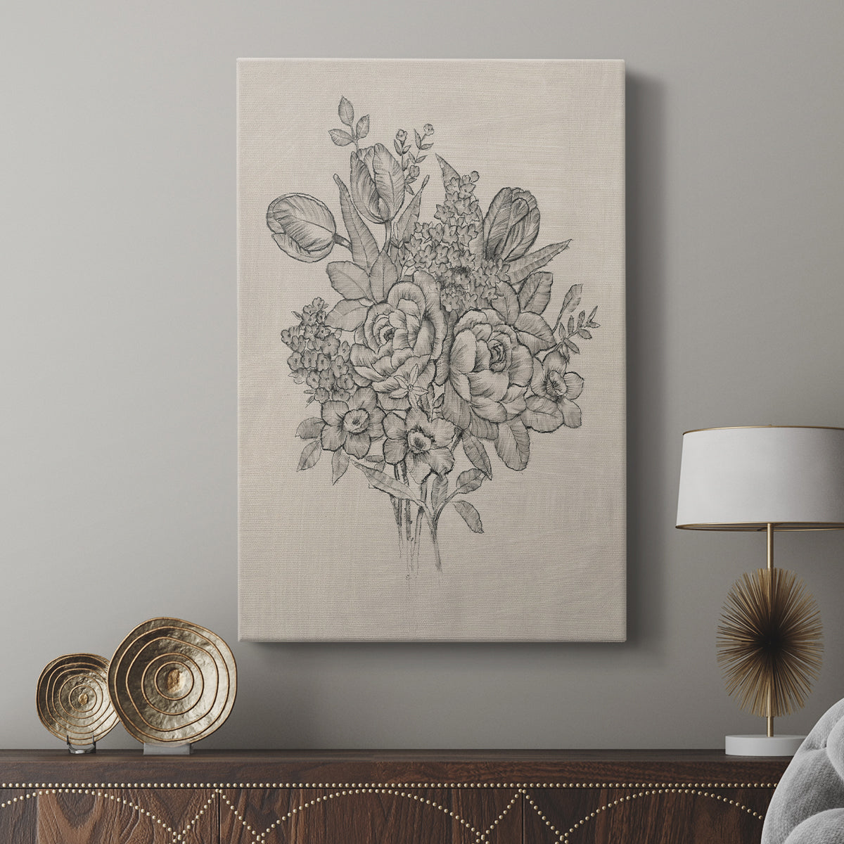 Floral Bouquet II - Canvas Art Print