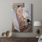Canvas art print featuring a quiet composition with soft fabric and subtle highlights displayed in a modern interior space.