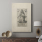 Canvas art print featuring a detailed illustration with subtle texture and minimal depth displayed in a modern interior space.