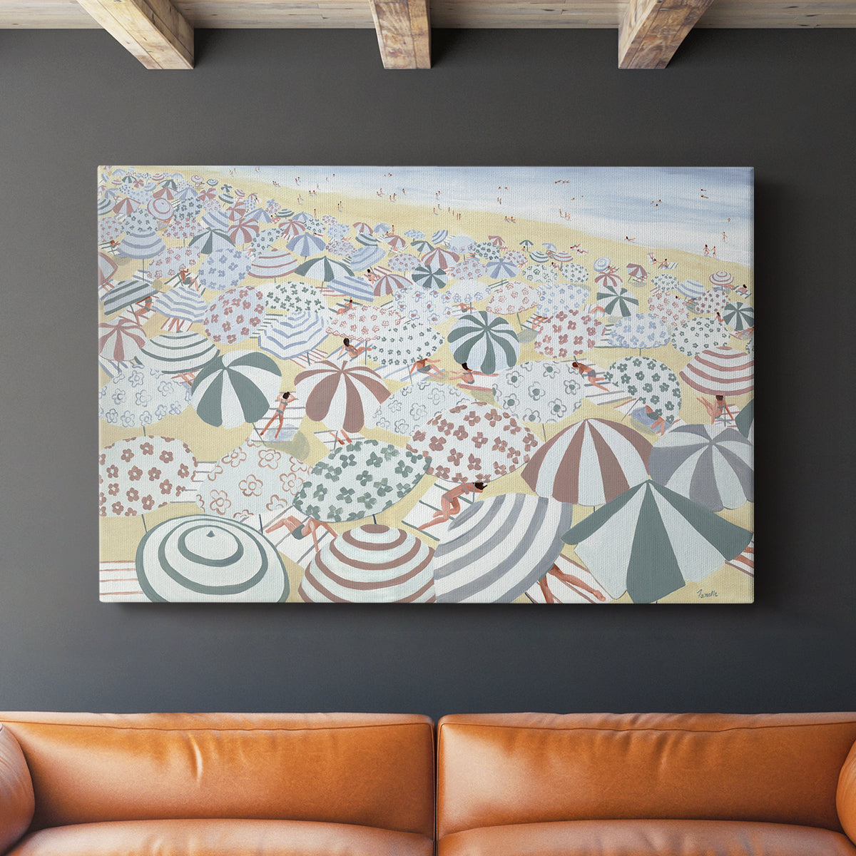 Subtle Beach - Canvas Art Print