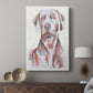 Sitting Dog I - Canvas Art Print