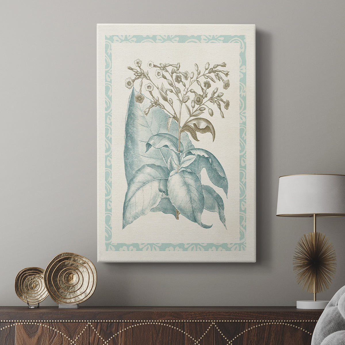 Willow Blue Besler I - Canvas Art Print