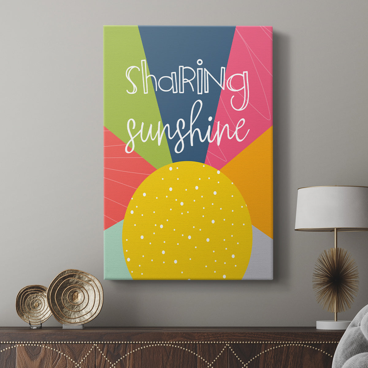 Sharing Sunshine - Canvas Art Print