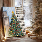 Chalk Lanterns of Wreath - Canvas Art Print