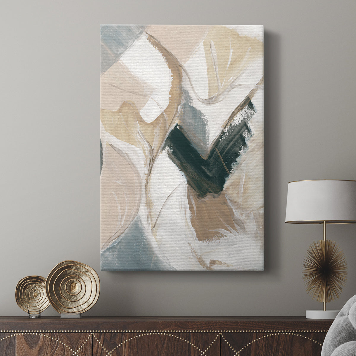 Marble Lines II - Canvas Art Print
