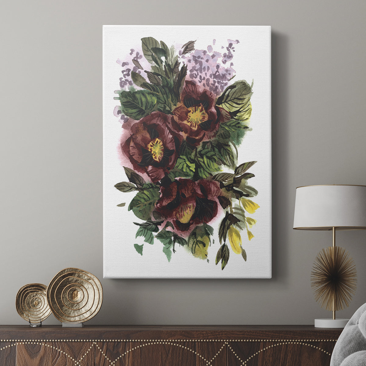 Garden Bouquets II - Canvas Art Print