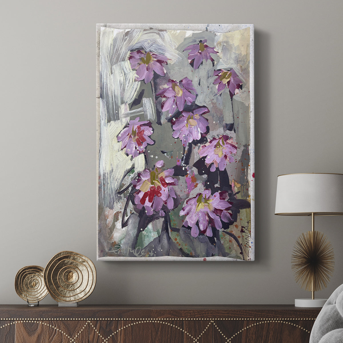 Zinnia II - Canvas Art Print