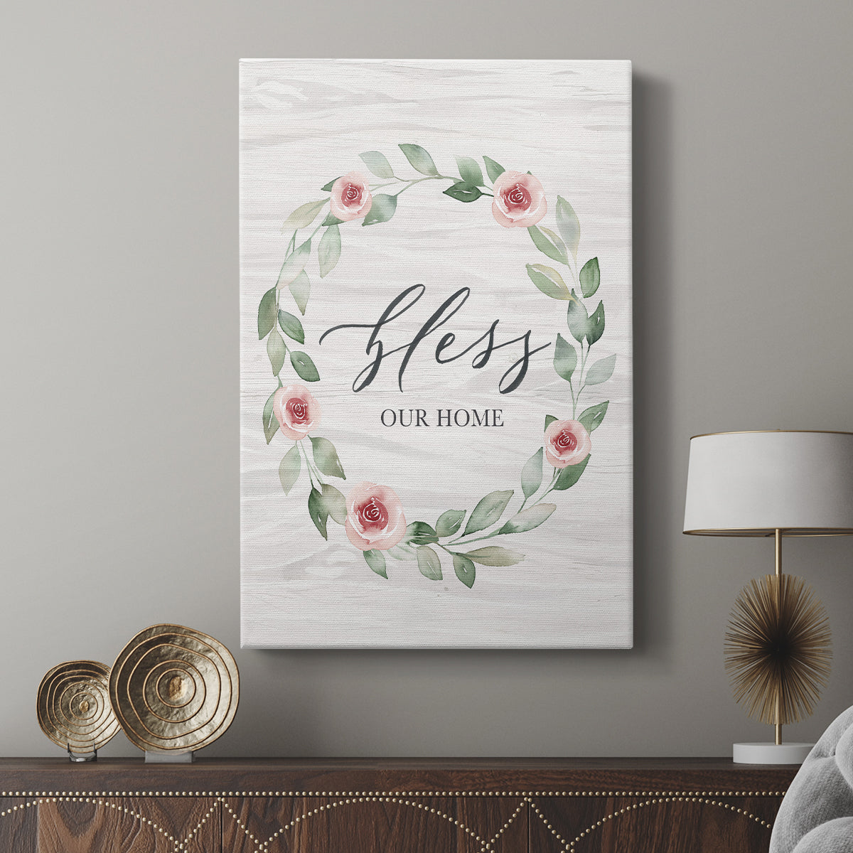 Bless Our Home - Canvas Art Print