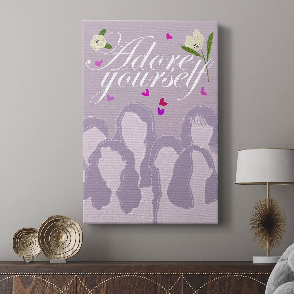 Happy Galentine's Day Collection B - Canvas Art Print