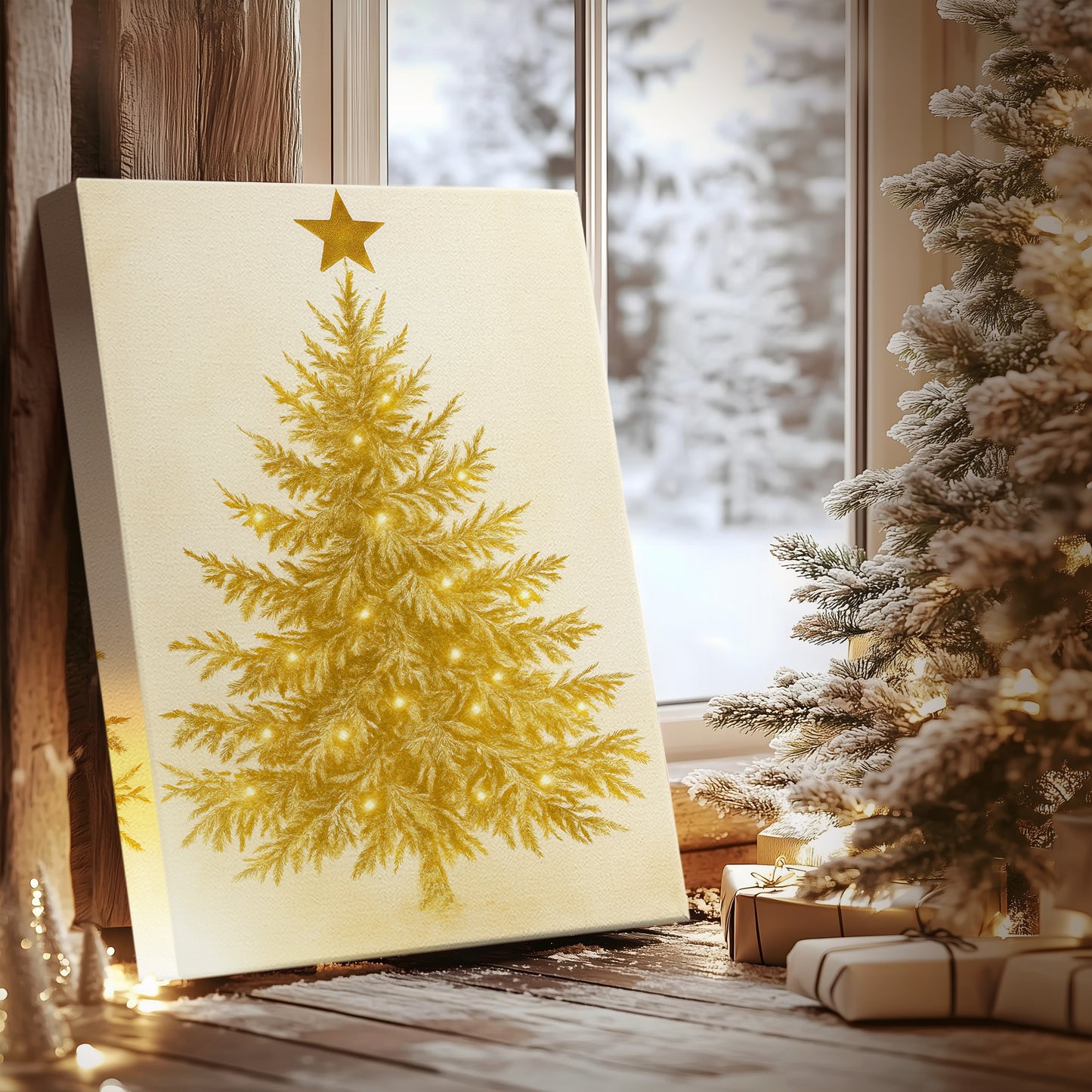 Twilight of Golden Whisper - Canvas Art Print