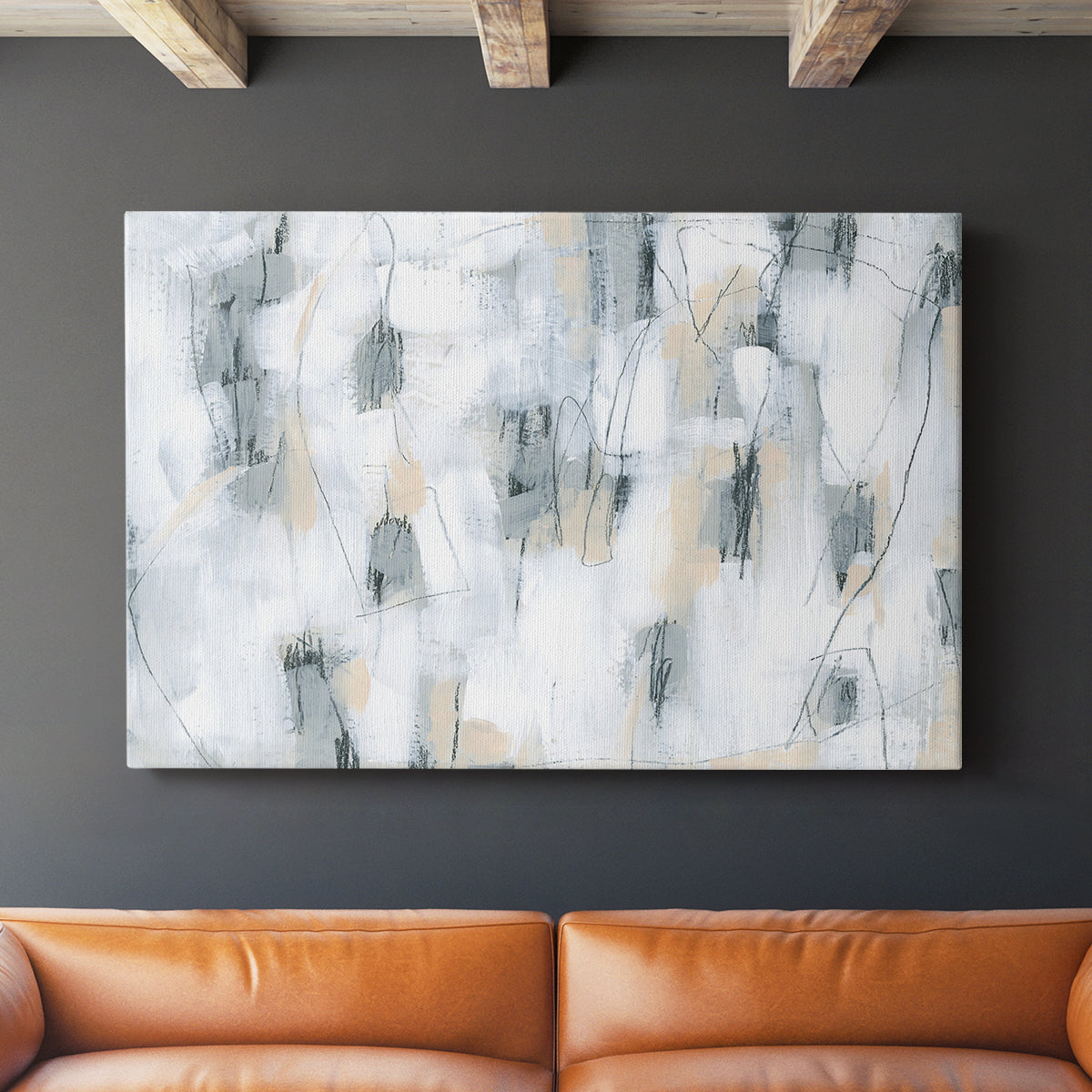 Stone Hatchmarks II - Canvas Art Print