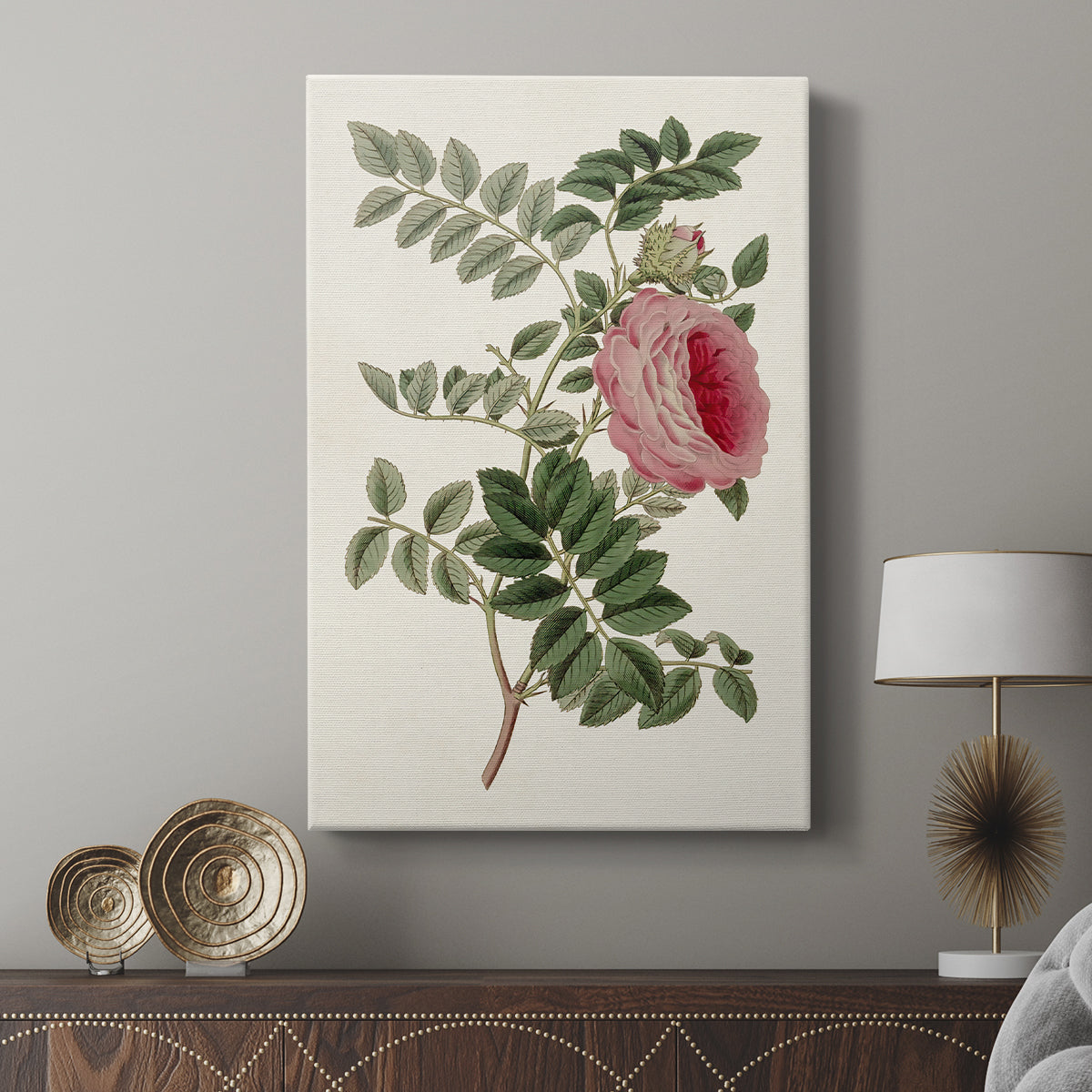 Pink Floral Mix I - Canvas Art Print