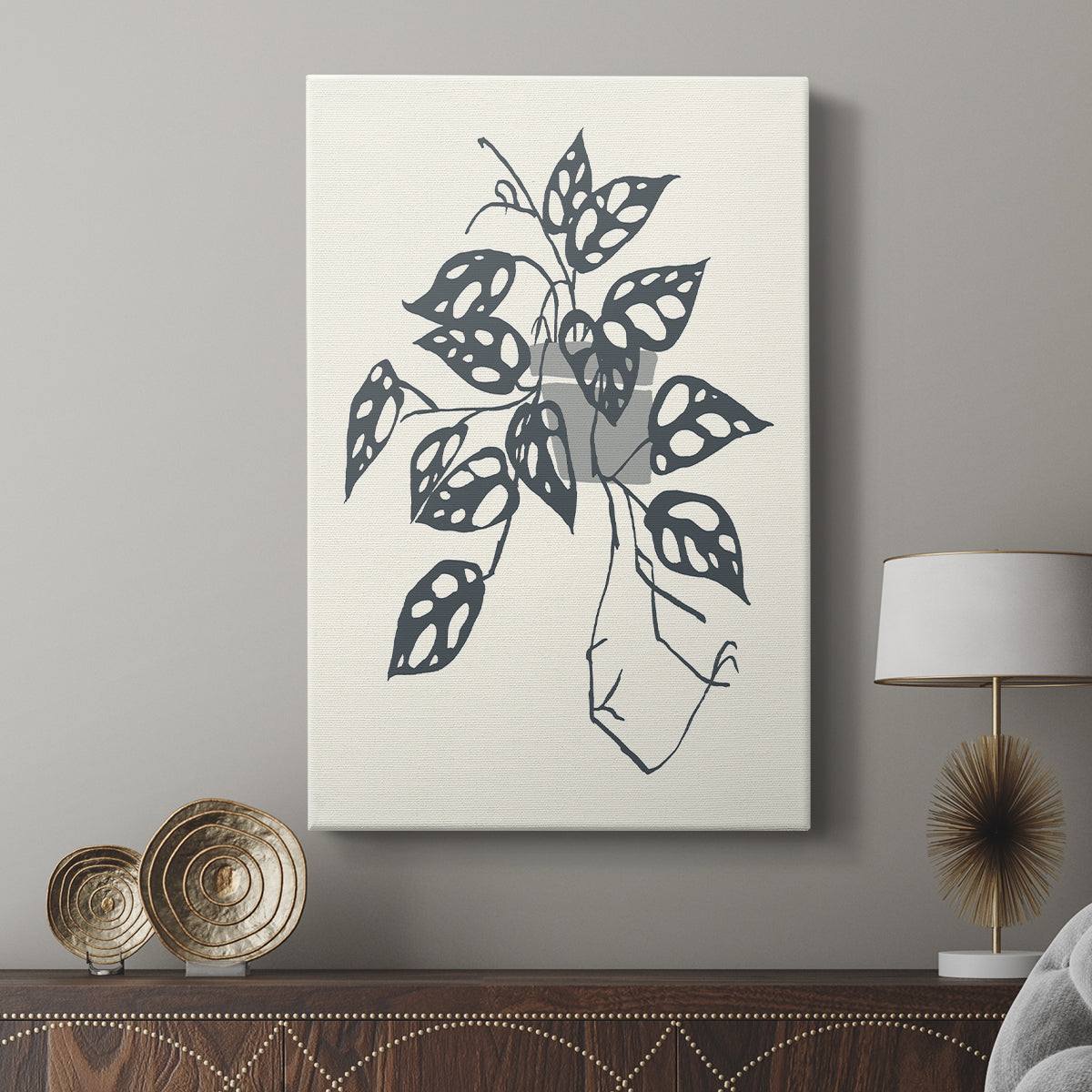Growing Leaves III - Canvas Art Print