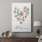 Paradise Floral Heart - Canvas Art Print
