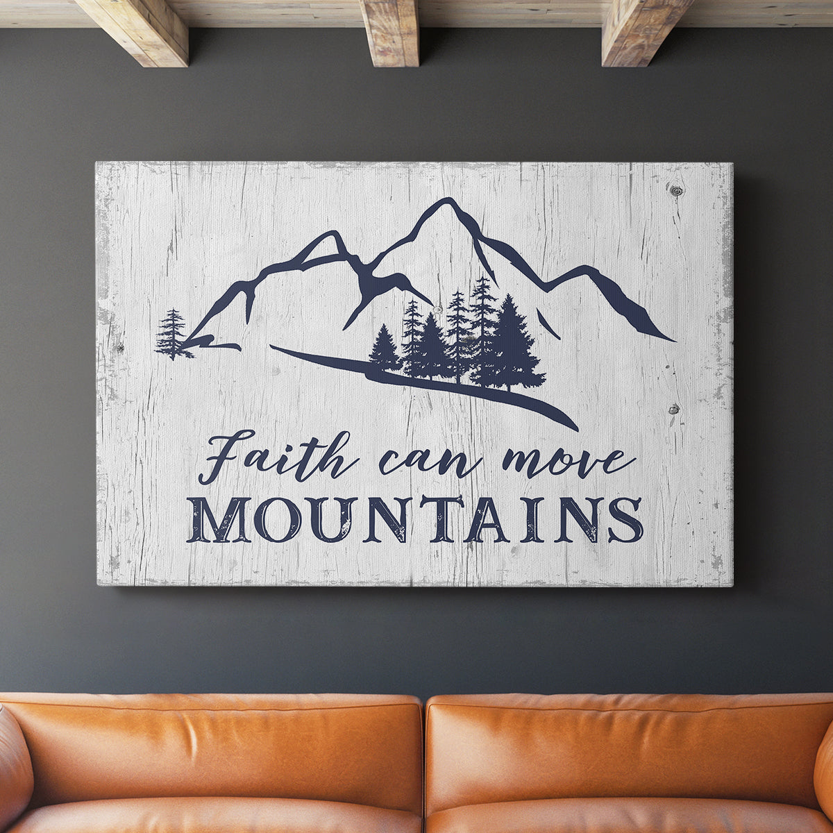 Move Mountains - Canvas Art Print