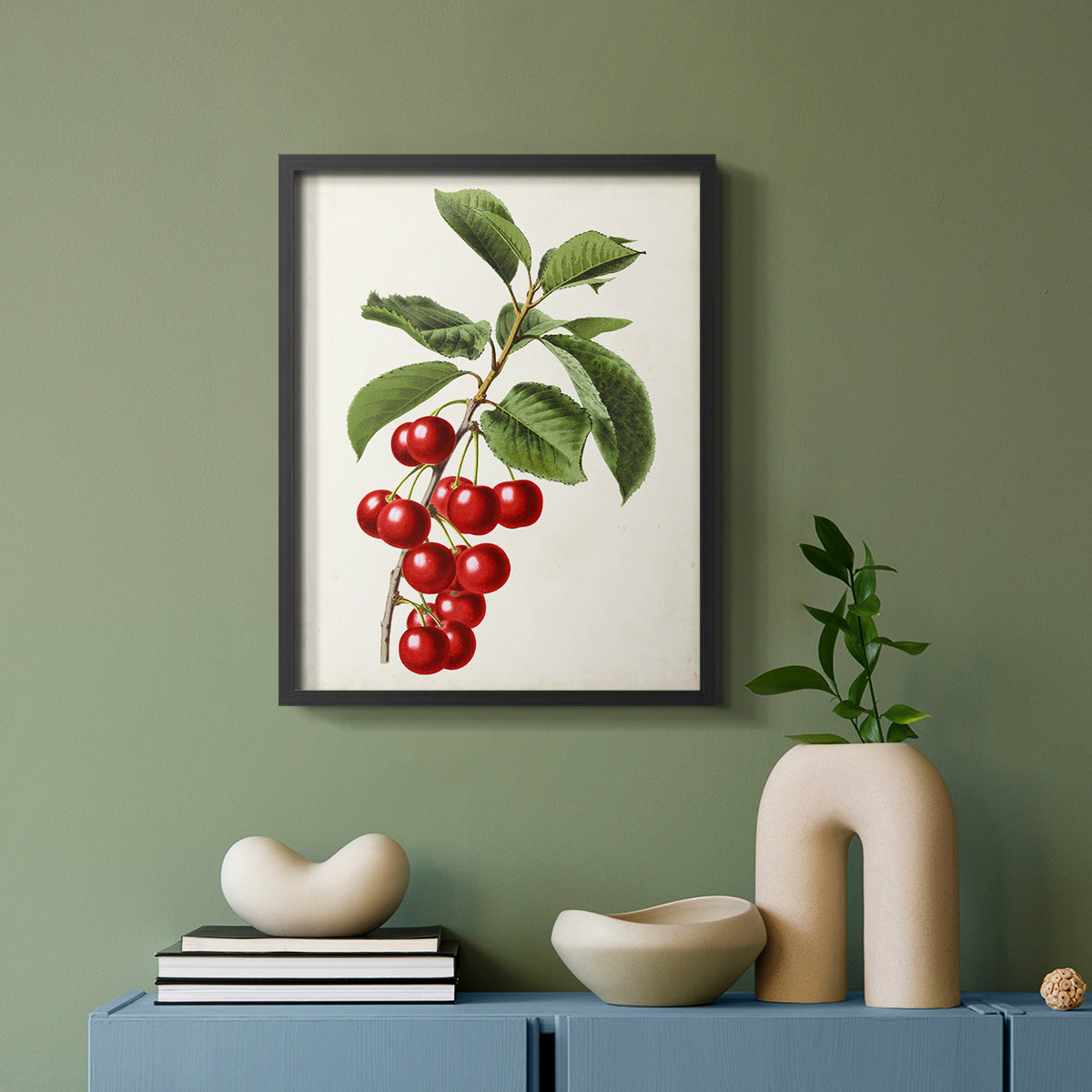 Antique Fruit II - Restickable Framed Art Print
