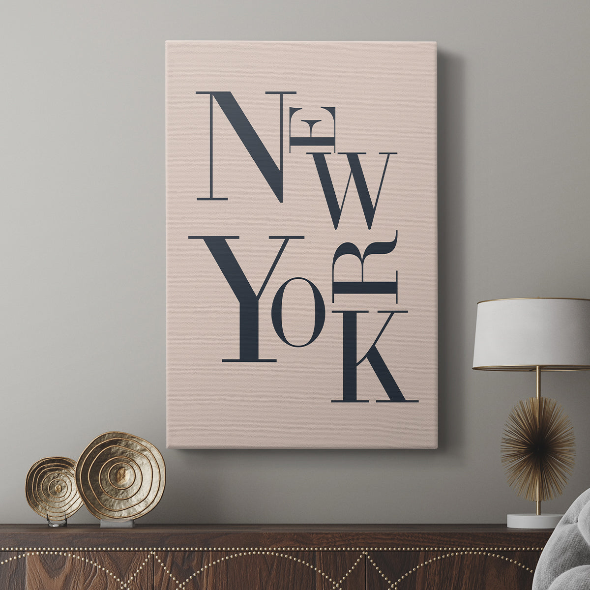 City Center Type I - Canvas Art Print