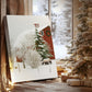Silver Carol of Snow - Canvas Art Print