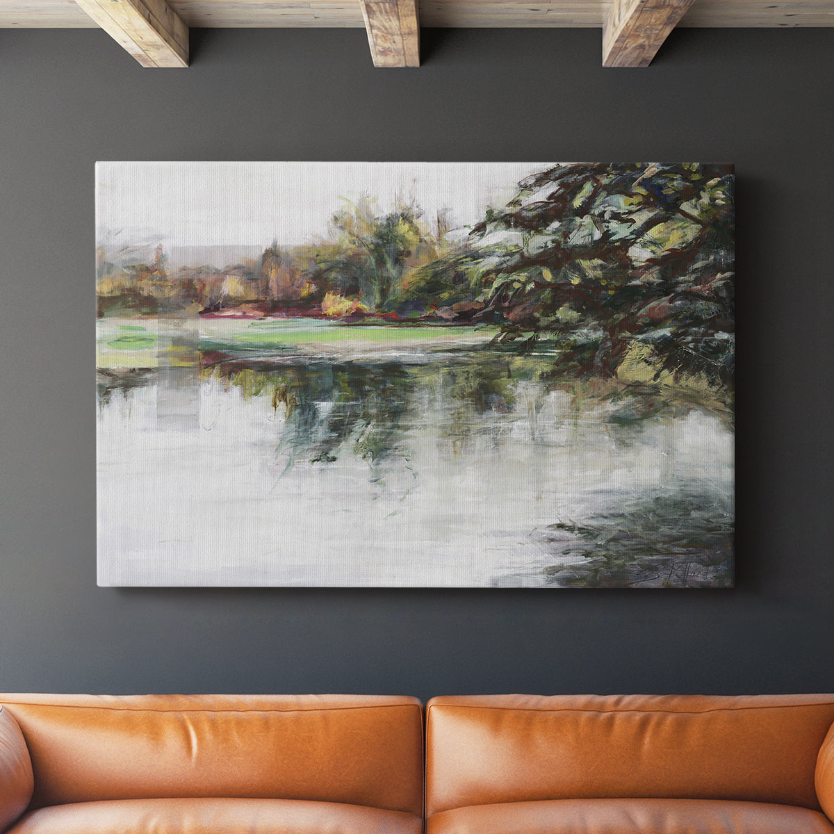 Upon Reflection - Canvas Art Print