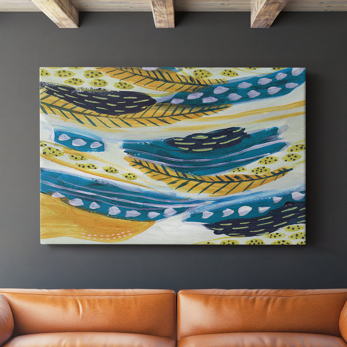 Feathery I - Canvas Art Print