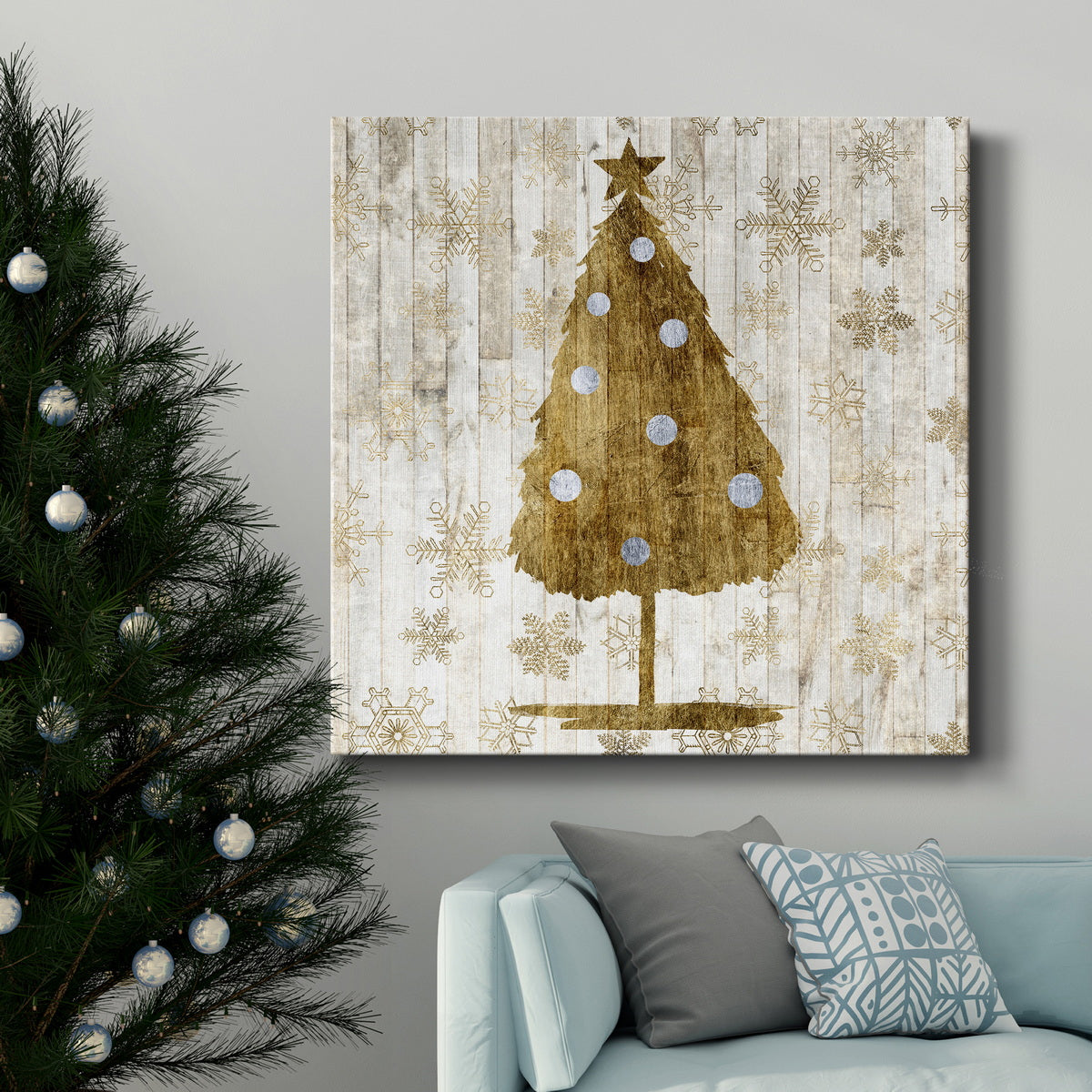 Sophisticated Christmas I-Premium Gallery Wrapped Canvas - Ready to Hang