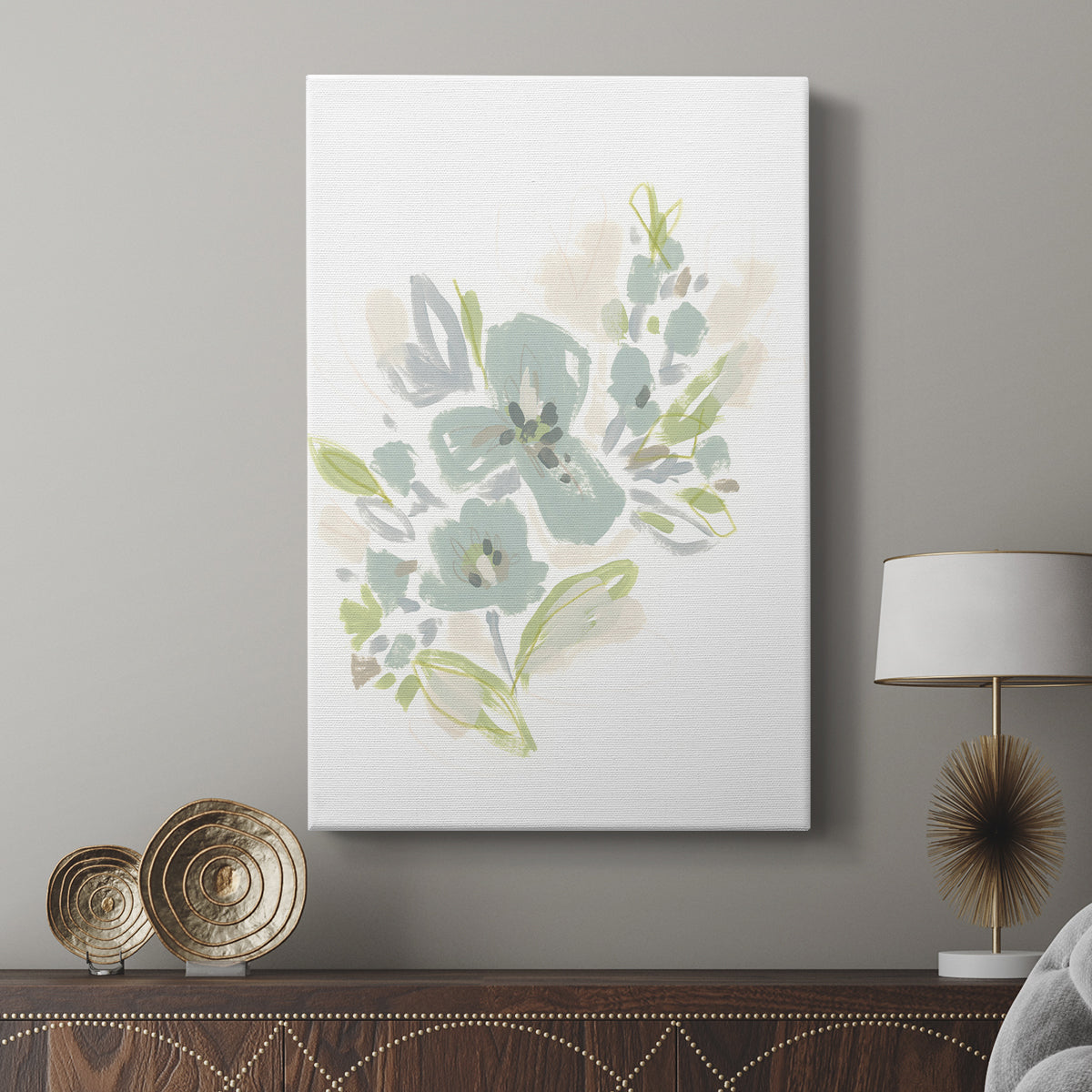 Seafoam Petals III - Canvas Art Print
