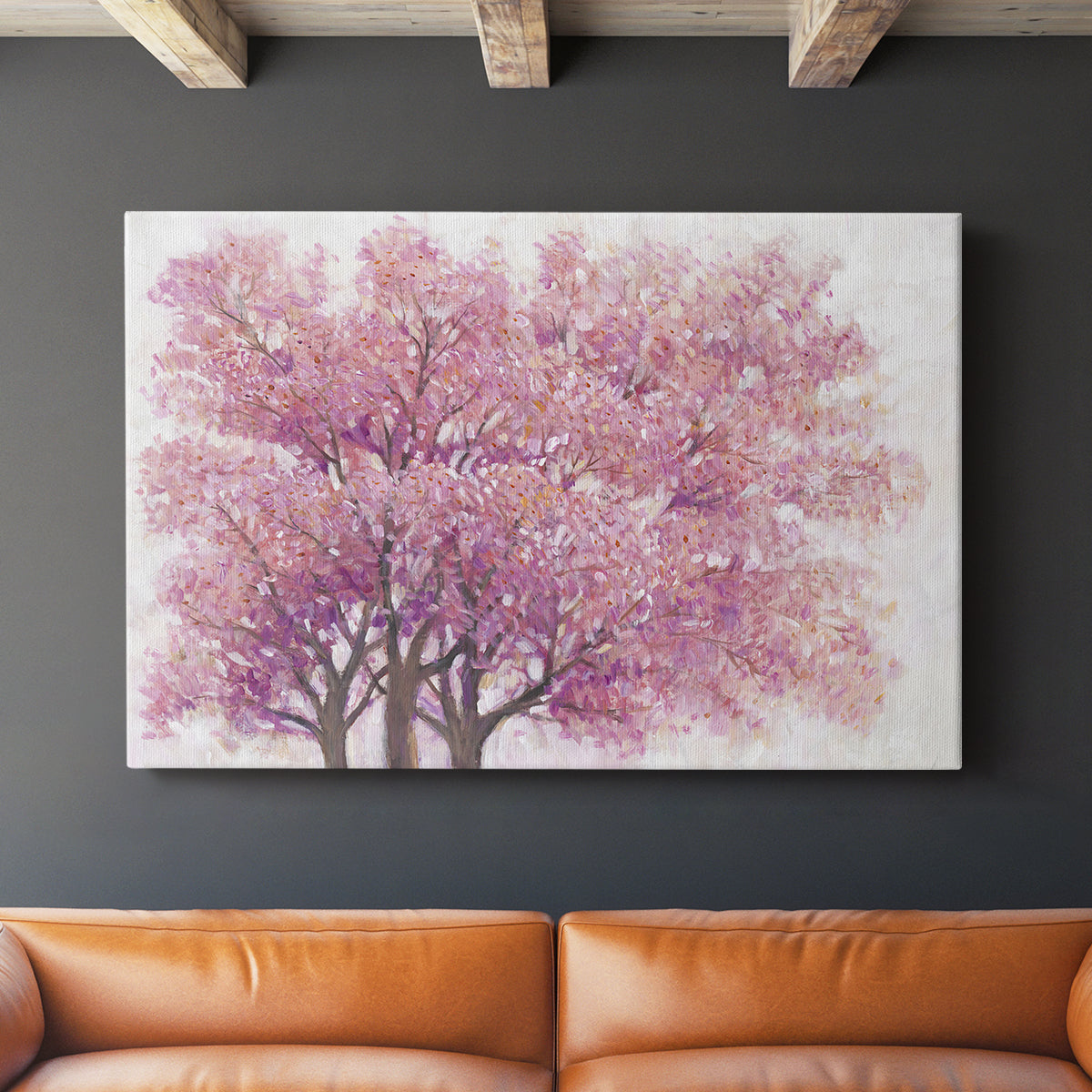 Pink Cherry Blossom Tree I - Canvas Art Print