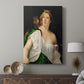 Canvas art print featuring a classical scene with interaction and layered detail displayed in a modern interior space.