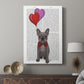 French Bulldog and Balloons - Canvas Art Print