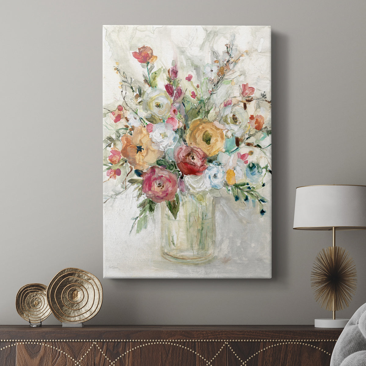 Contemporary Bouquet - Canvas Art Print