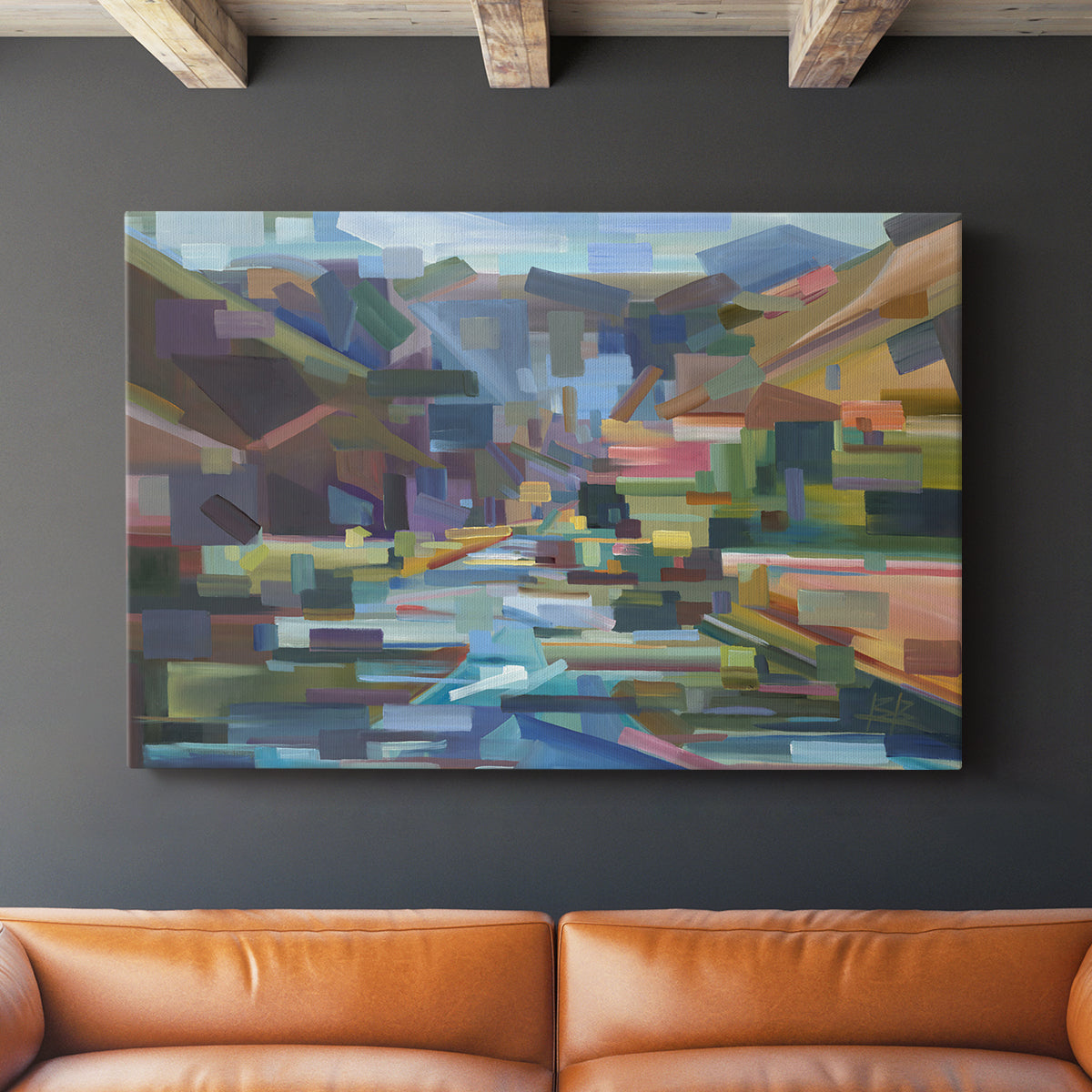 Pieces of Yakima Canyon - Canvas Art Print