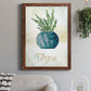 Potted Thyme - Premium Canvas Framed in Barnwood - Ready to Hang