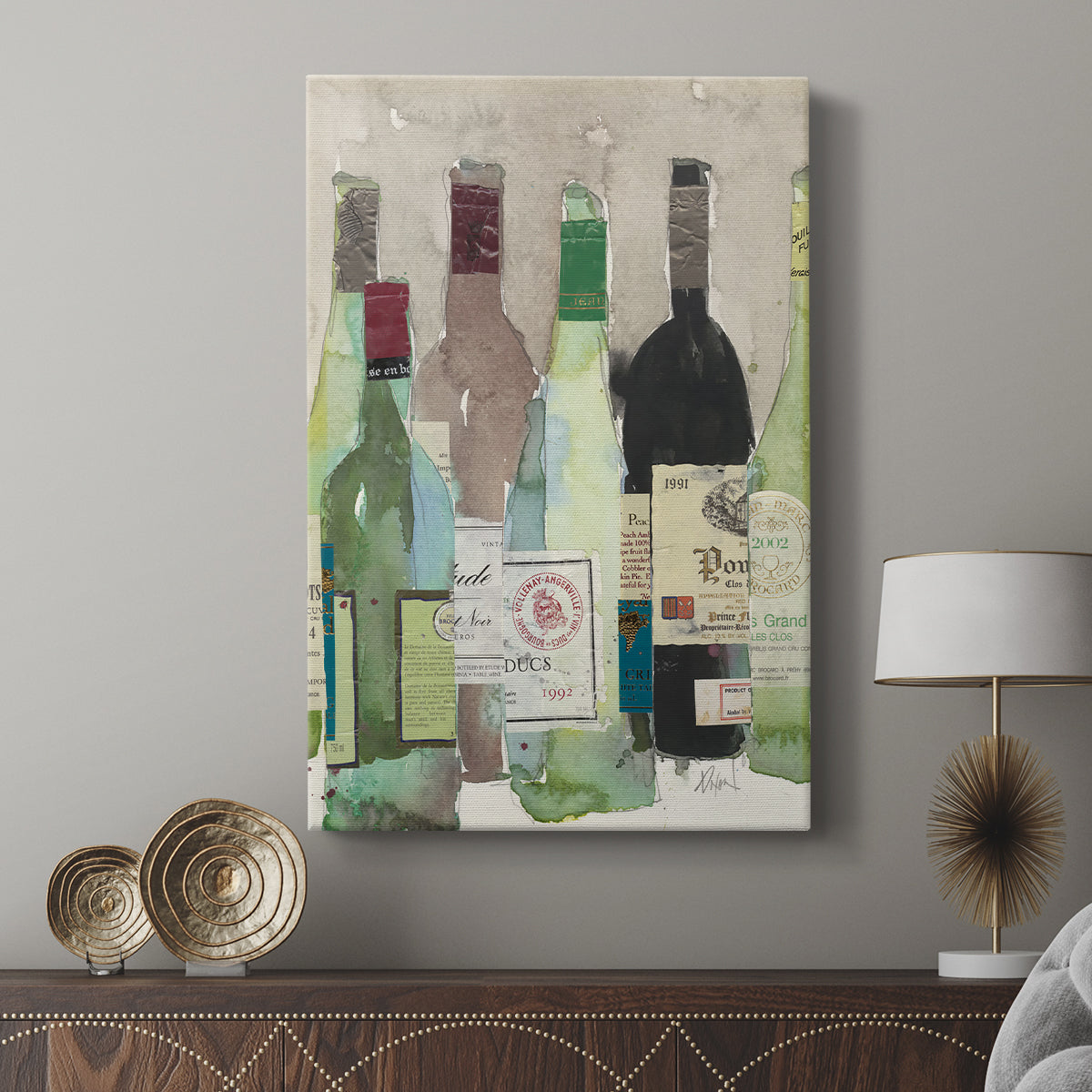 Red or White II - Canvas Art Print