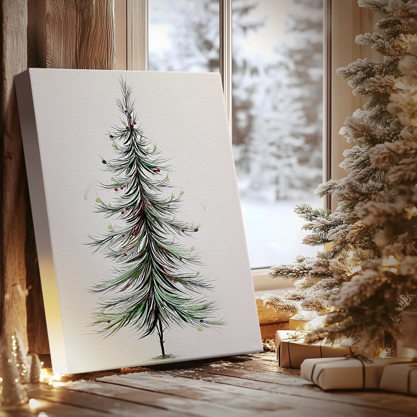Night of Silver Blessing - Canvas Art Print